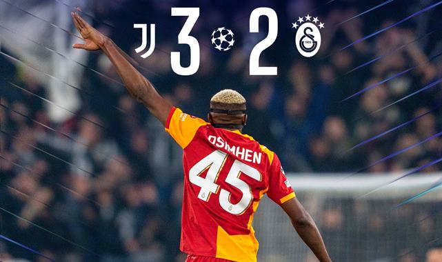 Juventus 3- 2 Galatasaray (Maç Sonucu) Aslan turu uzatmalarda geçti!