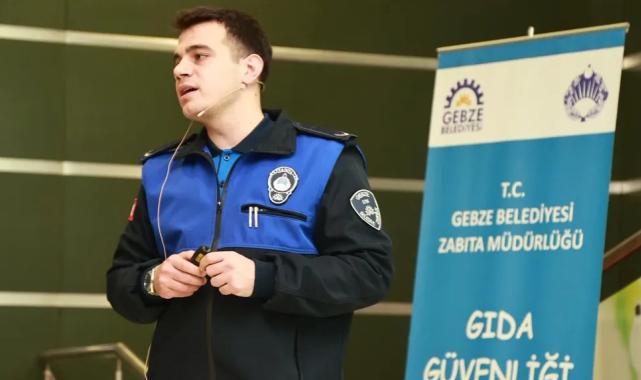 Gebze Zabıtası’ndan ‘güvenilir gıda’ eğitimi