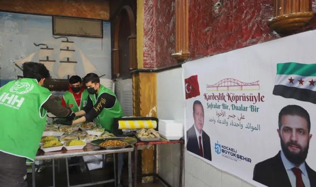 Kocaeli’den Suriye Rakka’da iftar bereketi