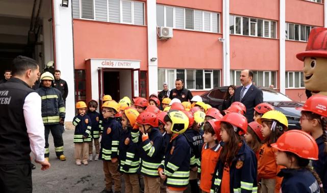Konya ’da 45 bin ilkokul 1’lere itfaiye eğitimi