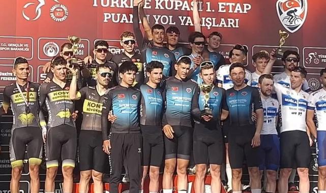 Konyalı bisikletçiler ‘Puanlı Yol’da ikinci oldular