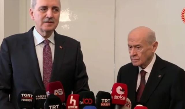 Kurtulmuş’tan ‘Terörsüz Türkiye’ için ilk ziyaret Bahçeli’ye