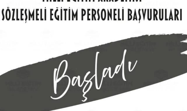 Milli Eğitim Akademisi için başvurular başladı