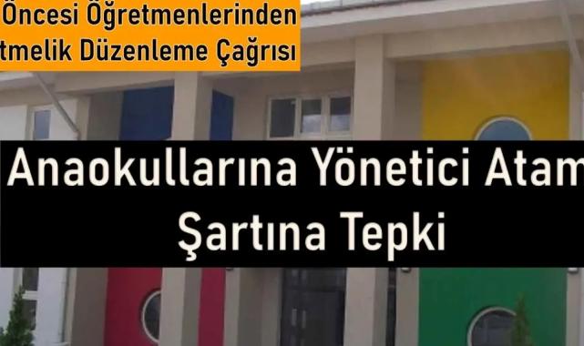 Okul öncesi öğretmenlerinden yönetmeliğe tepki