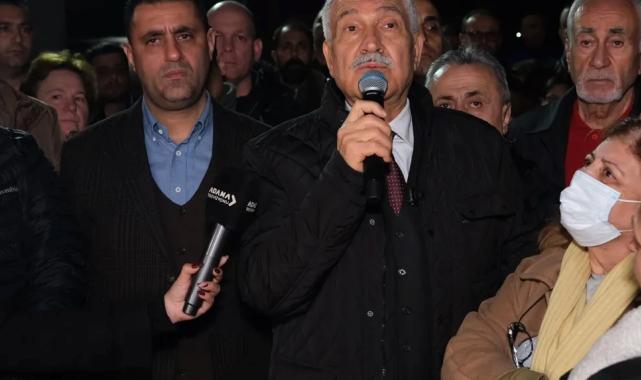 Tahliyesi ardından Adana’ya gelen Zeydan Karalar, deprem şehitlerini andı