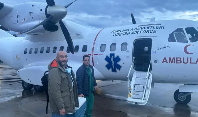 Türk Hava Kuvvetleri’nden hayat kurtaran uçuş