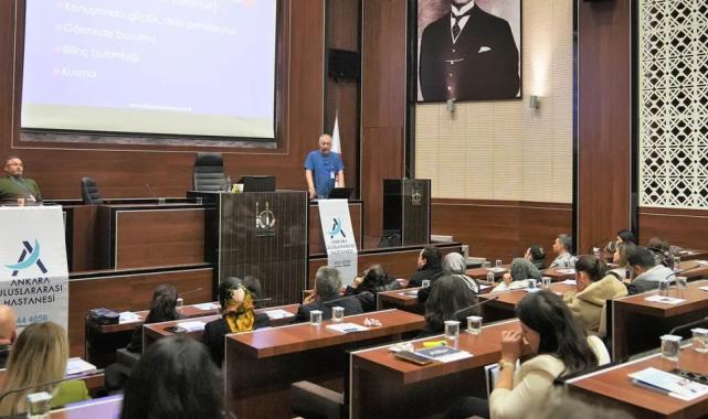 Ankara Keçiören’de belediye personeline sağlık bilinçlendirmesi