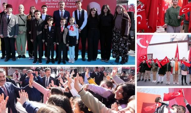 Bakan Tekin 12 Mart programına katıldı