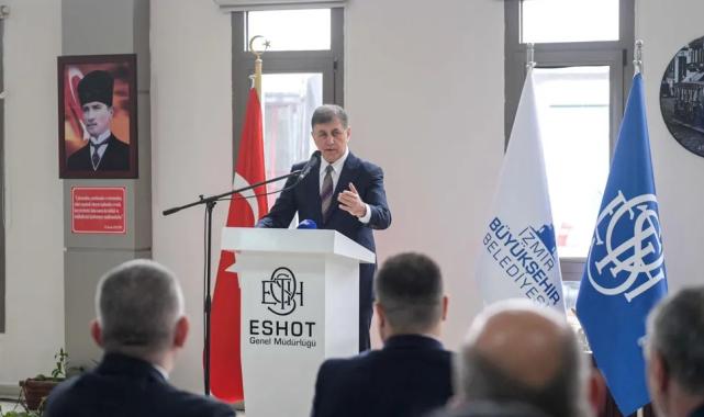 Başkan Tugay’dan ESHOT çalışanlarına moral mesajı