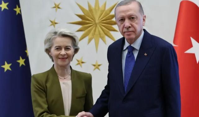 Cumhurbaşkanı Erdoğan AB Komisyonu Başkanı ile görüştü