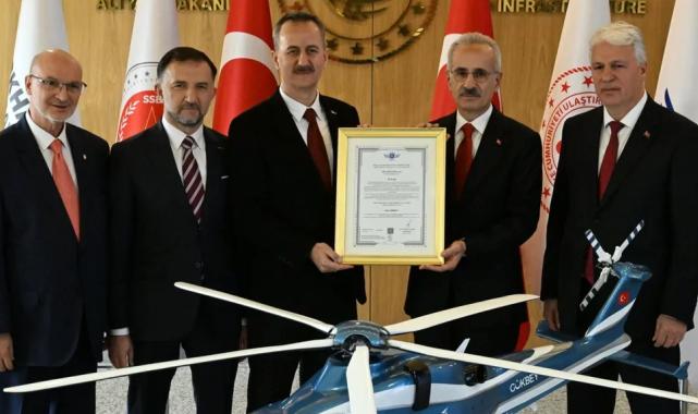 Gökbey’e uçuşa elverişlilik sertifikası