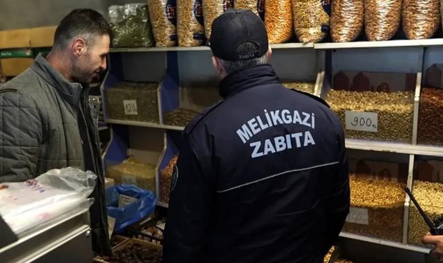 Kayseri Melikgazi zabıtasından bayram öncesi sıkı denetim