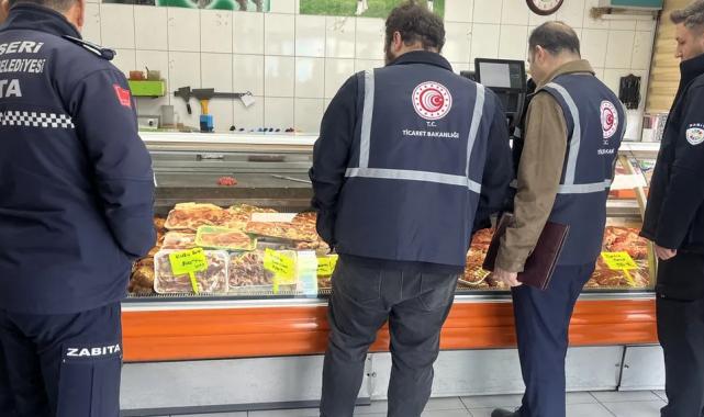 Kayseri zabıtasından kasaplara yakın takip