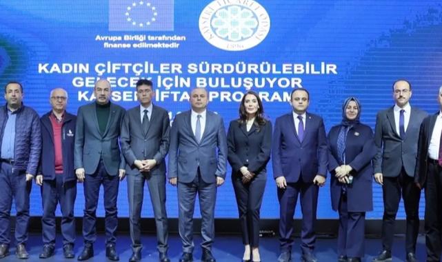 Kayserili kadın çiftçiler sürdürülebilir gelecek için buluştu