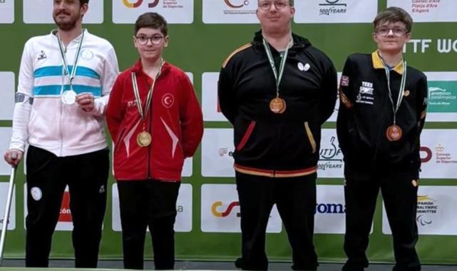 Konya Karataylı sporcu Tahir Efe Şahin Avrupa şampiyonu