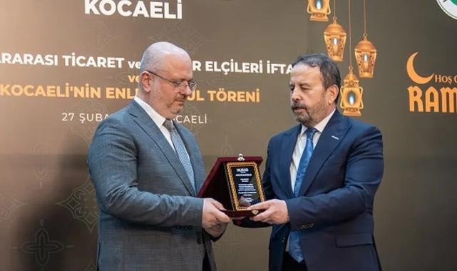 MÜSİAD Kocaeli’den ‘Kocaeli’nin Enleri’ ödülü Ekaldes’e