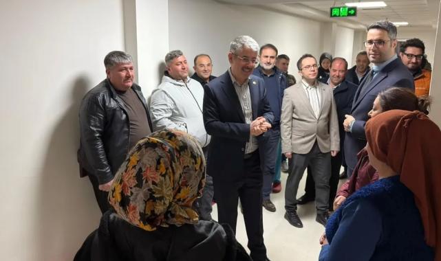 Şaban Çopuroğlu’ndan çat kapı hastane ziyareti