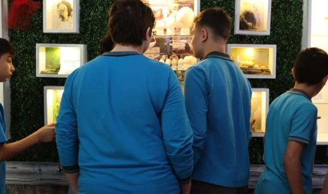Samsun’da ortaokul öğrencilerinden okulda Doğa Müzesi