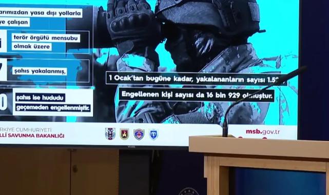 Sınır güvenliği ve terörle mücadeleye devam.. Yasa dışı geçişe izin yok!