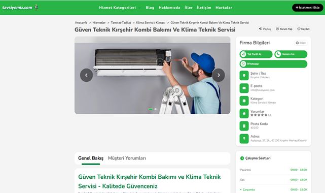 Kırşehir Klima Servisi: Ahi Evran Diyarında ve Bozkırın Kalbinde Kesintisiz Konfor!