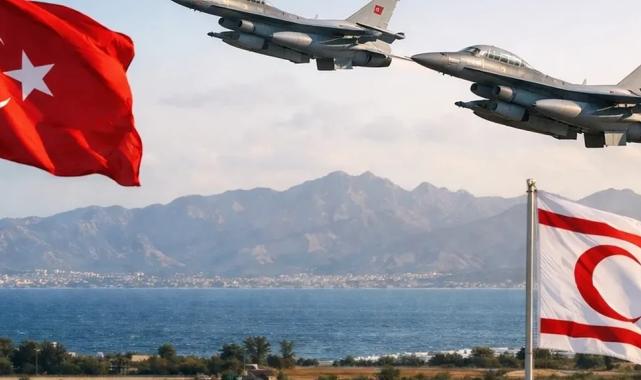 Türkiye’den KKTC’ye askeri takviye! 6 adet F-16 KKTC’ye konuşlandırıldı