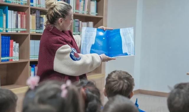 Ankara Keçiören’de minik öğrenciler kütüphane atmosferini yaşadı