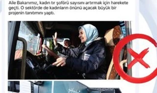 Bakanlıktan ‘kadın TIR şoförlerine teşvik’ iddialarına yalanlama