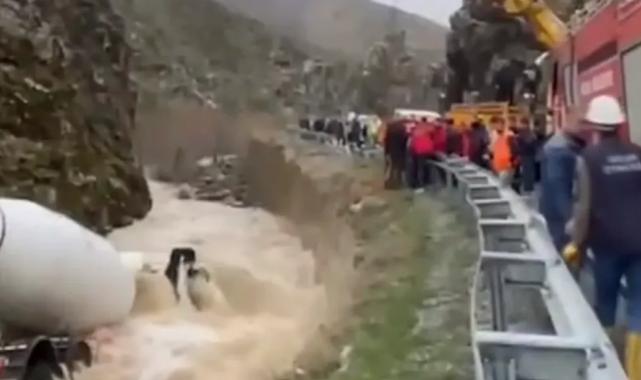 Bitlis Hizan’da beton mikseri kazası