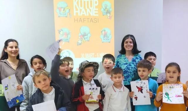 Çanakkale’de miniklerin kütüphane coşkusu