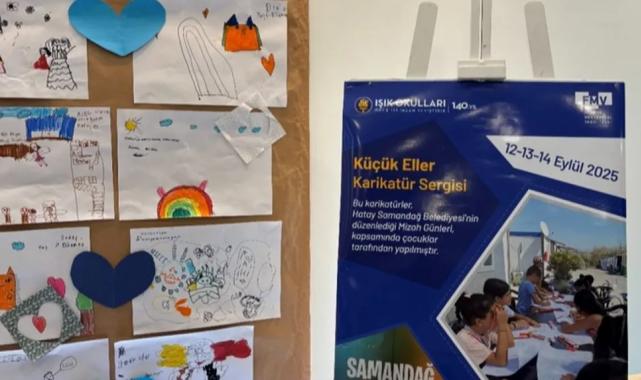 Çocukların çizgileri iki şehir arasında umut köprüsü kurdu