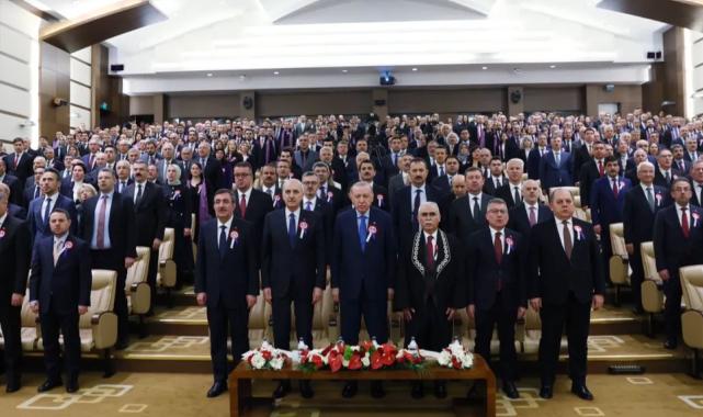 Cumhurbaşkanı Erdoğan Anayasa Mahkemesi’nin 64. yıl törenlerine katıldı