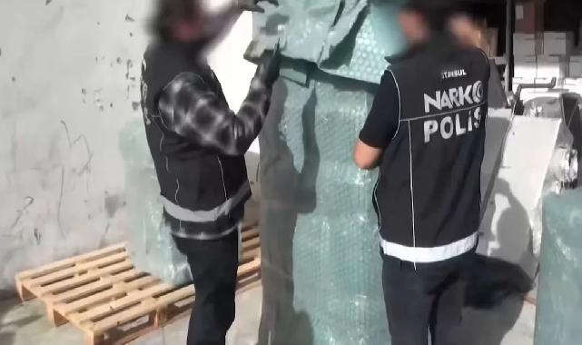Esenyurt’ta kargoya gizlenmiş 28 kiloluk uyuşturucu ele geçirildi