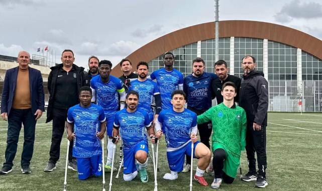 Gebze’de Ampute Futbol Takımı’ndan önemli galibiyet