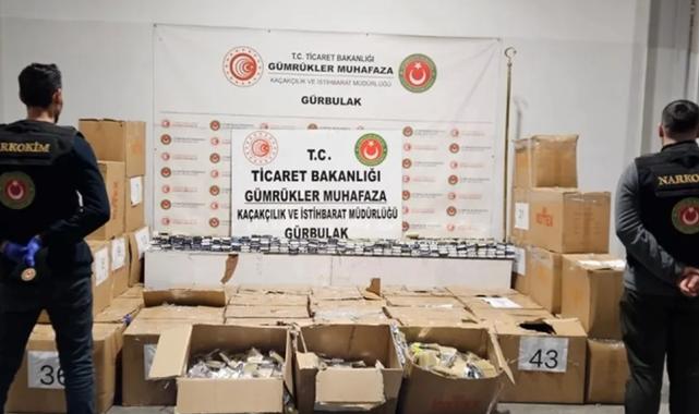 Gümrüklerde dev operasyon… 3 ayda 21,8 milyar TL’lik kaçak eşya ve uyuşturucu
