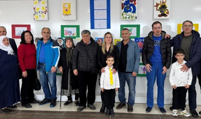 Küçük ressam Yağız Baladur’dan muhteşem sergi