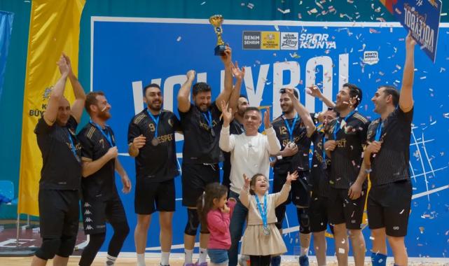 Kurumlararası filenin şampiyonu Konya Barosu