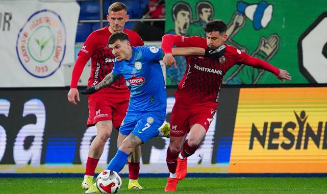 Çaykur Rizespor 2-1 Gaziantep FK (Maç Sonucu)