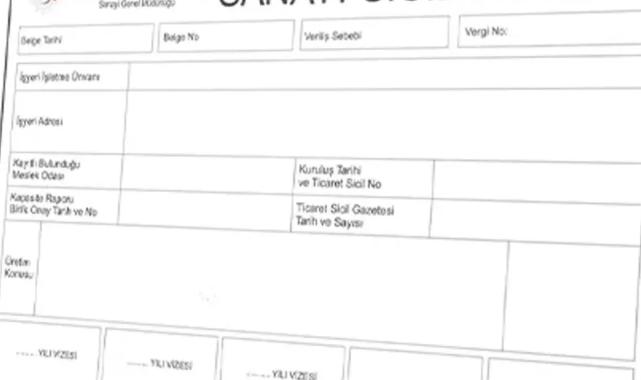 Sanayi Sicil Tebliği yenilendi… Başvuru, kayıt ve geçerlilik şartlarında değişiklik