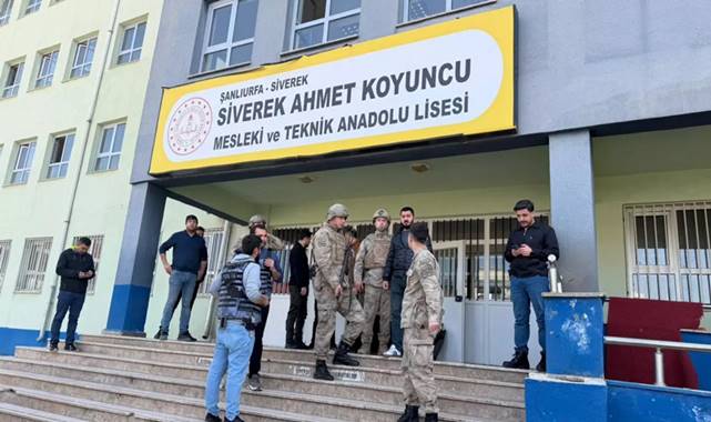Siverek’te lisede silahlı saldırı:16 yaralı