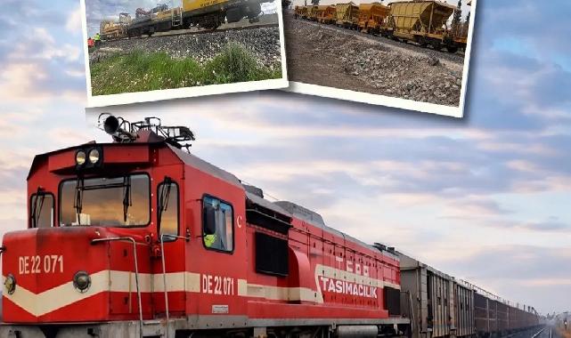 Suriye sınırındaki demiryolu hatları yeniden hizmete açıldı