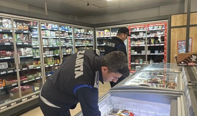 Zabıtadan marketlere sıkı denetim