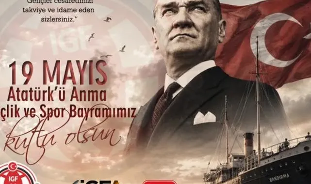 107 yıldır geleceğe ışık tutulan pusula… 19 Mayıs Atatürk’ü Anma Gençlik ve Spor Bayramımız kutlu olsun