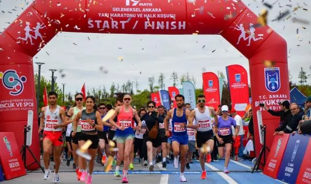 Ankara ATA Çiftliği’nde binlerce sporcu koştu