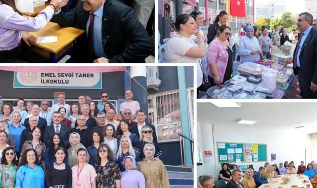 Antalya’da Bakan Tekin’den okul ziyareti