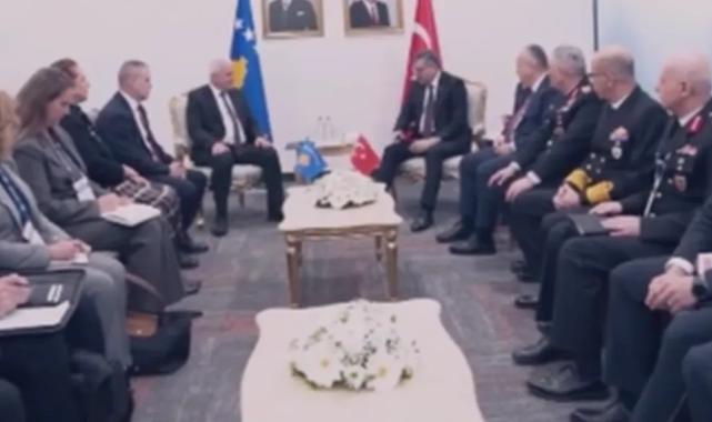 Bakan Çiftçi, Kosovalı mevkidaşıyla SAHA’da görüştü