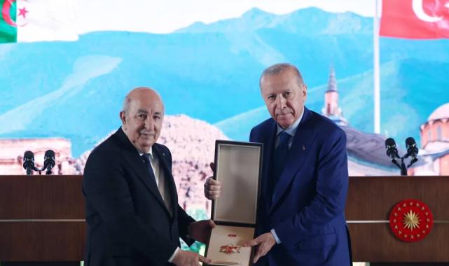 Cezayir Cumhurbaşkanı Tebbun’a Devlet Nişanı tevcih edildi