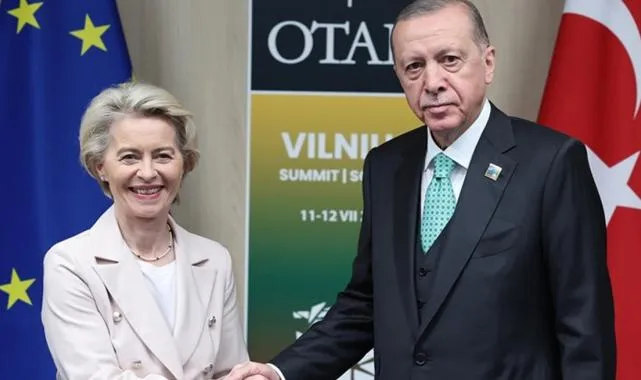 Cumhurbaşkanı Erdoğan, AB Komisyon Başkanı Ursula von der Leyen ile görüştü