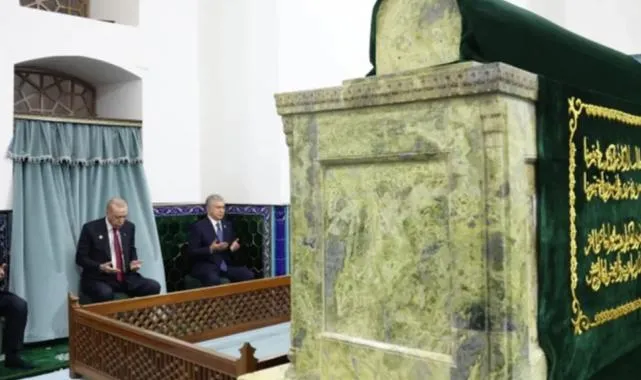 Cumhurbaşkanı Erdoğan, Türkistan’da kültür gezisinde