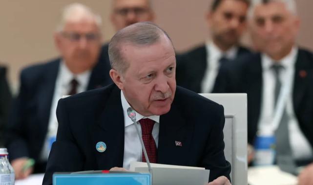 Cumhurbaşkanı Erdoğan’dan Türkistan Zirvesi’nde ‘dijital birlik’ vurgusu