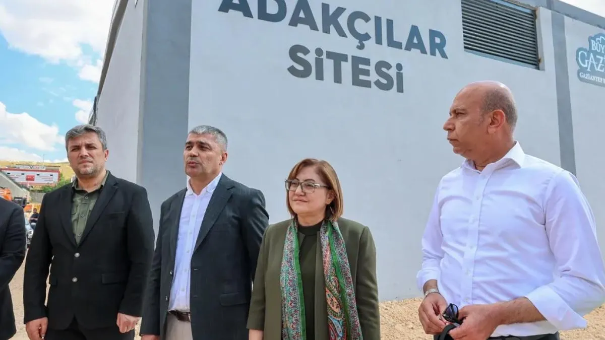 Gaziantep Besi OSB’deki yeni siteye yakın mercek